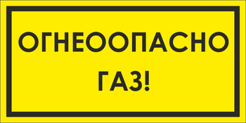 B64 огнеопасно (пленка, 250х140 мм) - Знаки безопасности - Вспомогательные таблички - Магазин охраны труда Протекторшоп